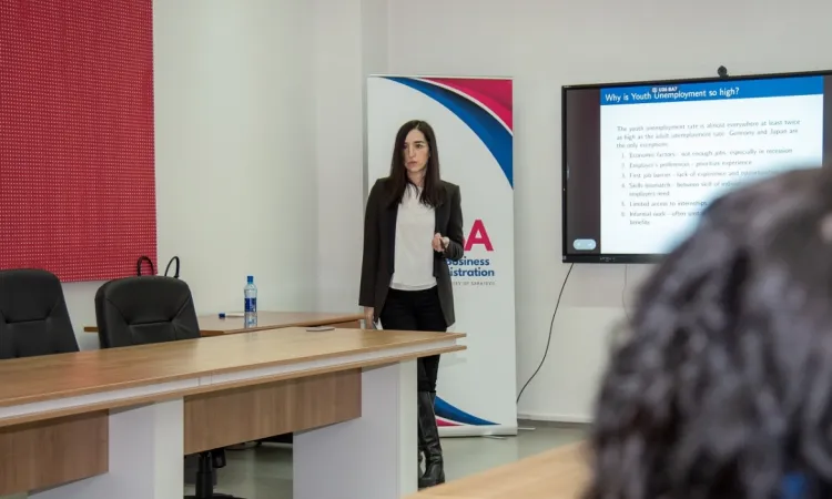Lecture on Youth Unemployment and Labor Market Policies Held at FBA