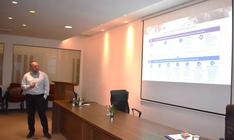 Assistant Professor Dr. Edo Omerčević Speaks on Mid-Term Evaluations at Regional Development Planning Meeting